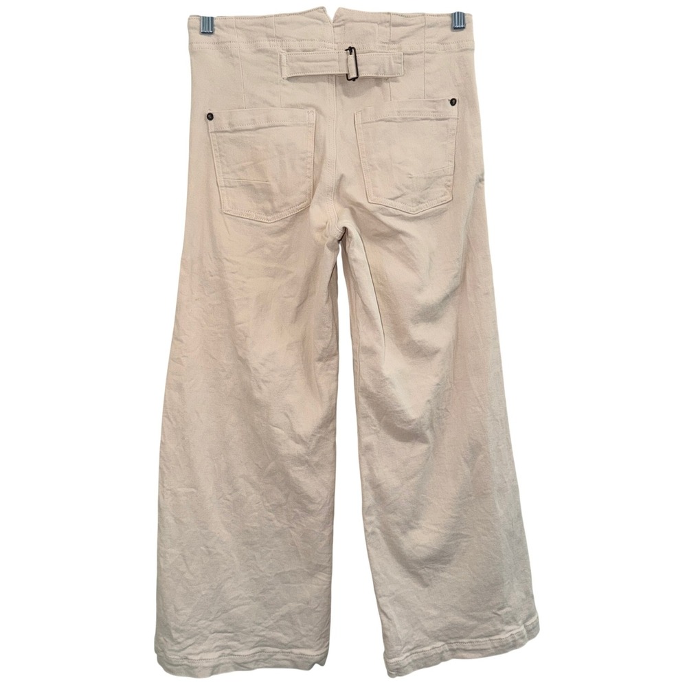 PILCRO Anthropologie The Kit High Rise Wide Leg Utility Trouser Jeans Size 27 - Picture 2 of 14